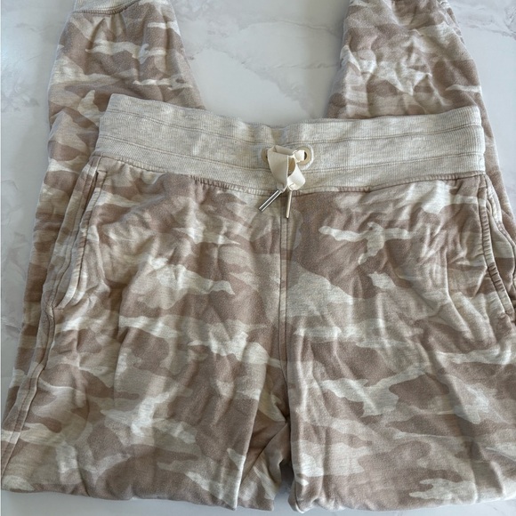 Athleta Pants - Athleta Beige Camouflage Joggers